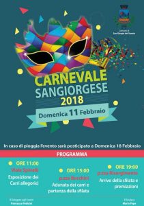 Carnevale a S. Giorgio del Sannio 2018