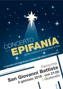 Concerto dell’Epifania e Bacio del Bambinello a Giulianello di Cori
