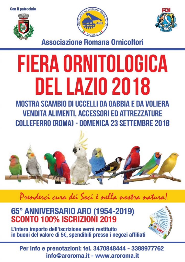 Fiera Ornitologica del Lazio 2018