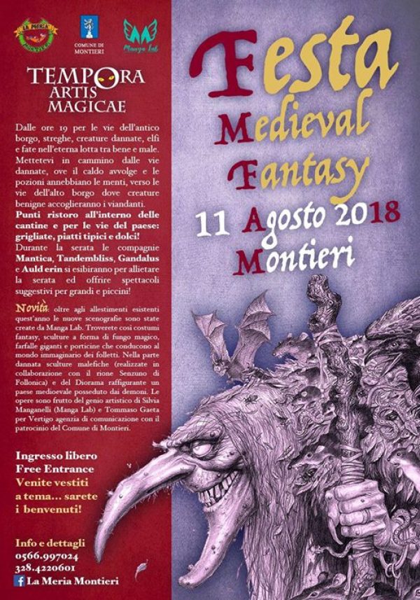 Tempora Artis Magicae 2018-  La Festa Medievale fantasy