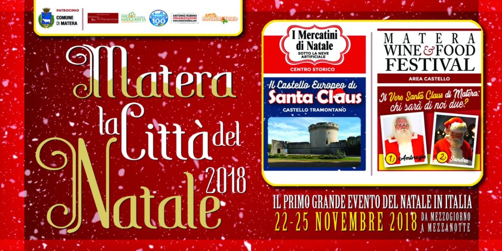 Matera, Città del Natale 2018