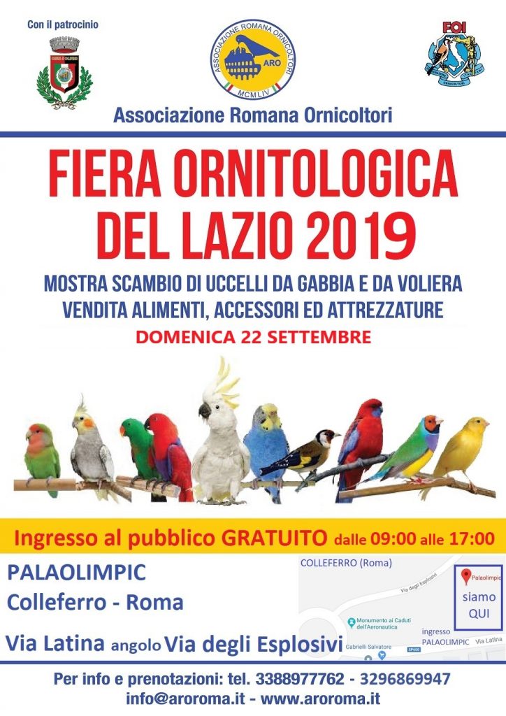 Fiera Ornitologica del Lazio 2019
